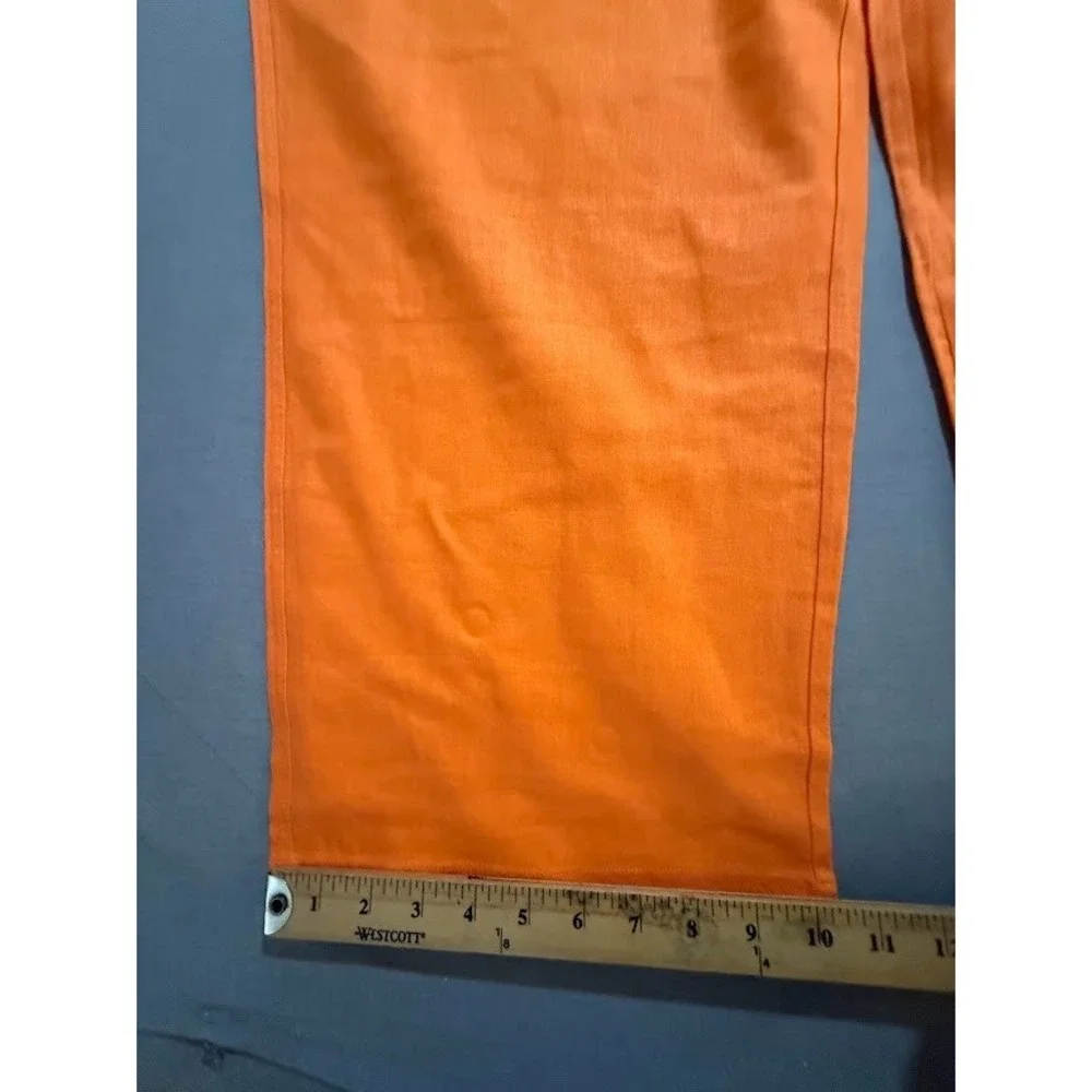 VZ Pants Mens‎ 3XL Orange Chino Straight Pleated Dress Men 40x34.